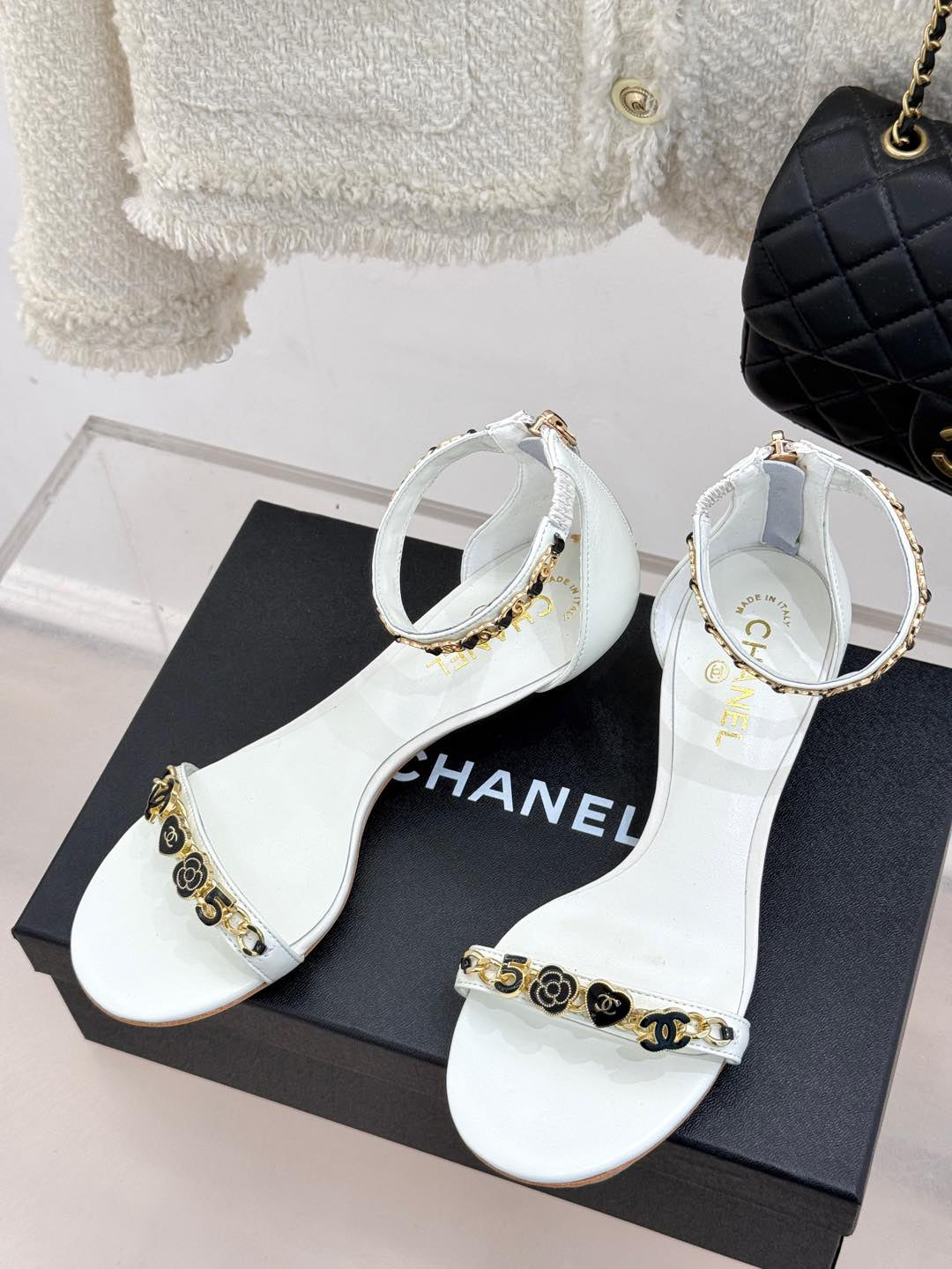 C 25 New Arrivals Metal Chain High Heels