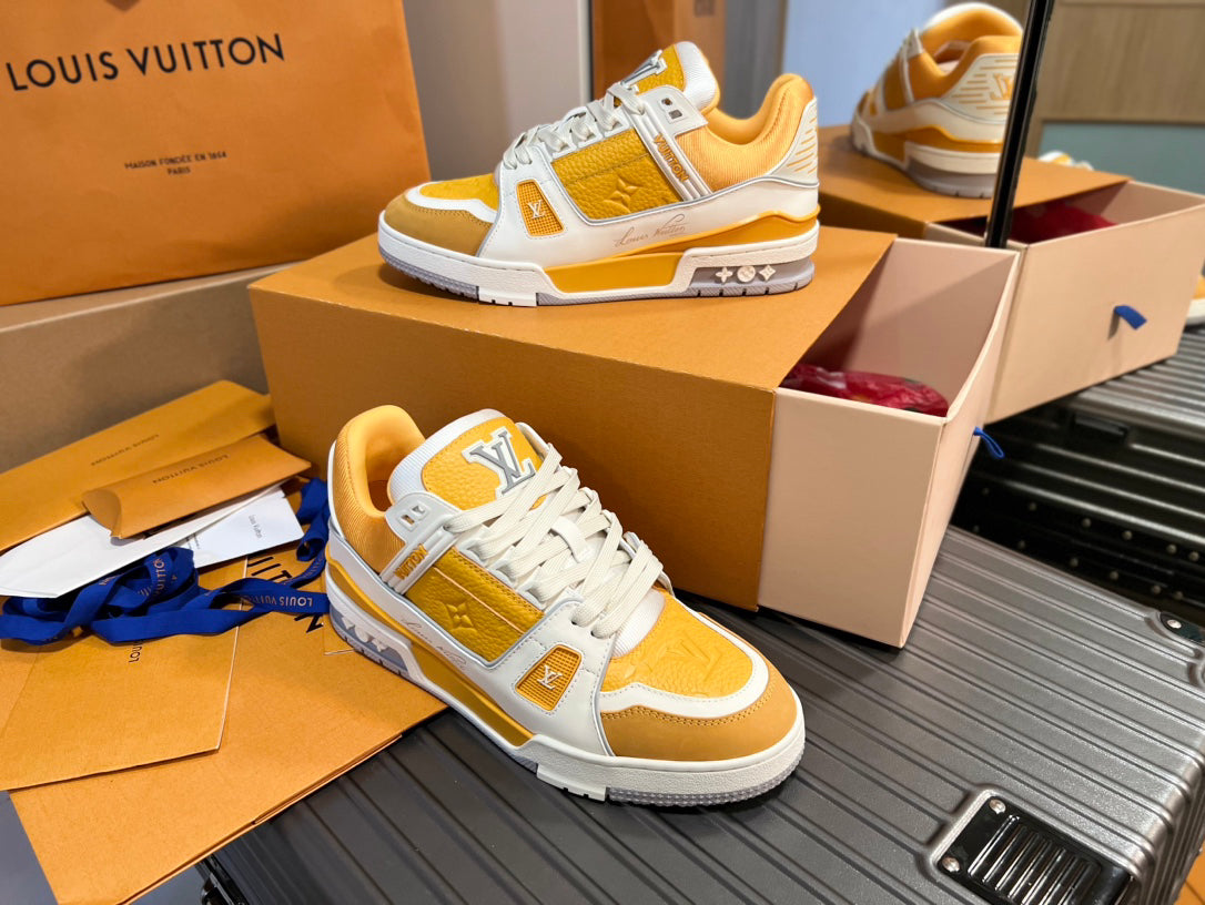 L 25 trainer yellow sneakers