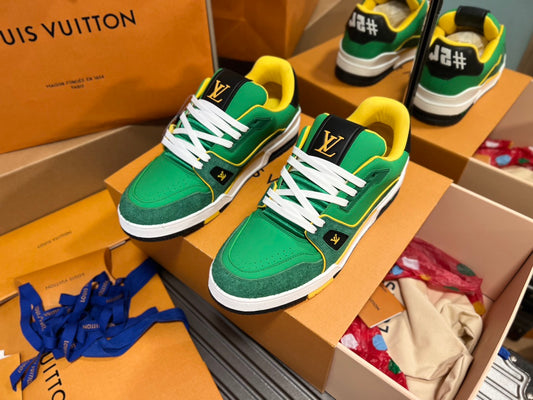 L 25 trainer Green sneakers